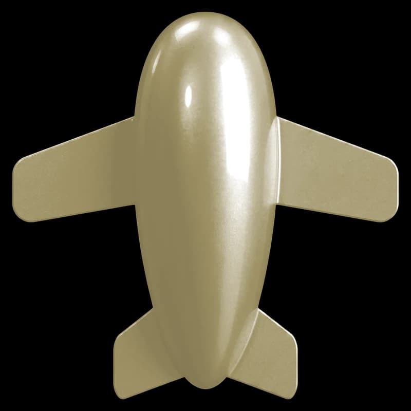 Aero Cream Pearl Flugzeug-Render