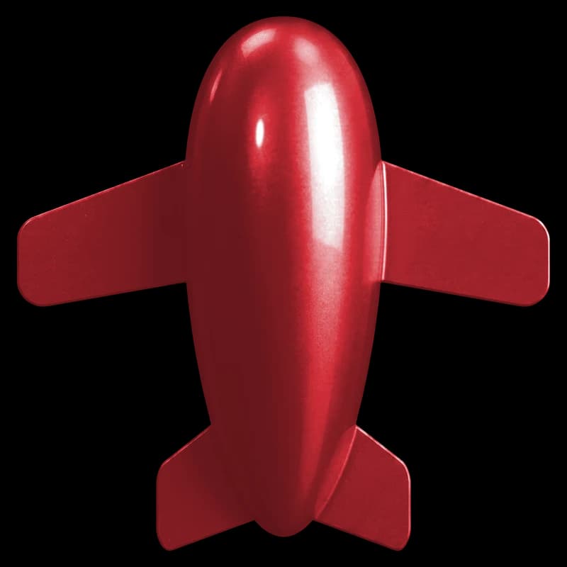 RAL 3002 Karminrot Flugzeug-Render