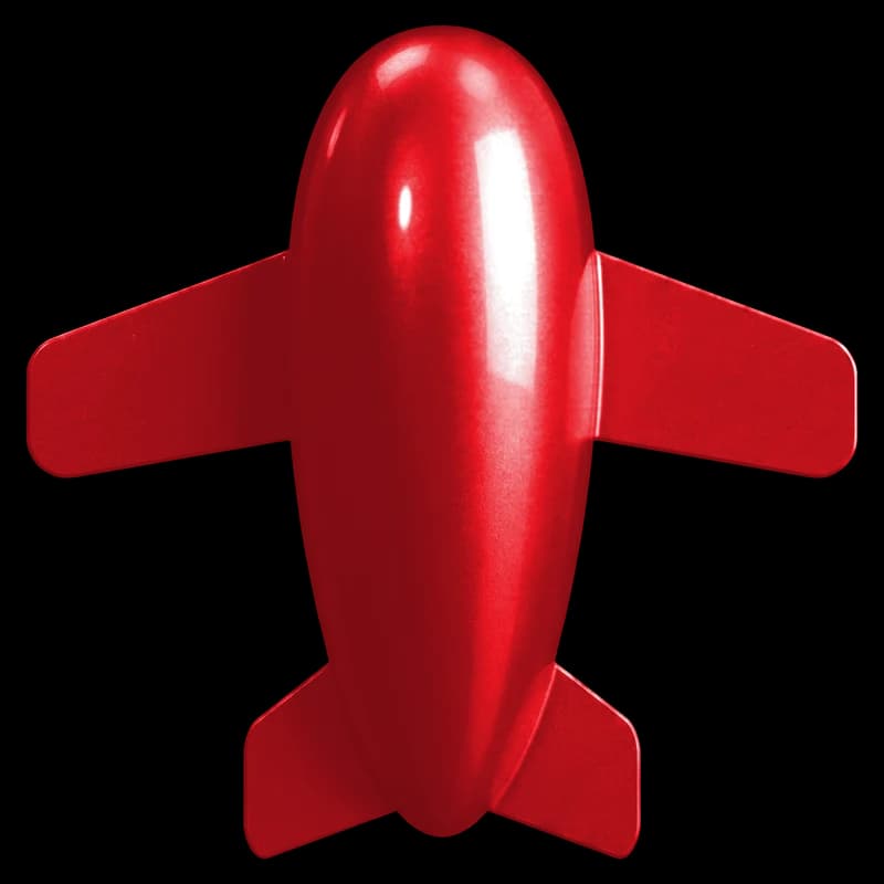 RAL 3020 Verkehrsrot Flugzeug-Render
