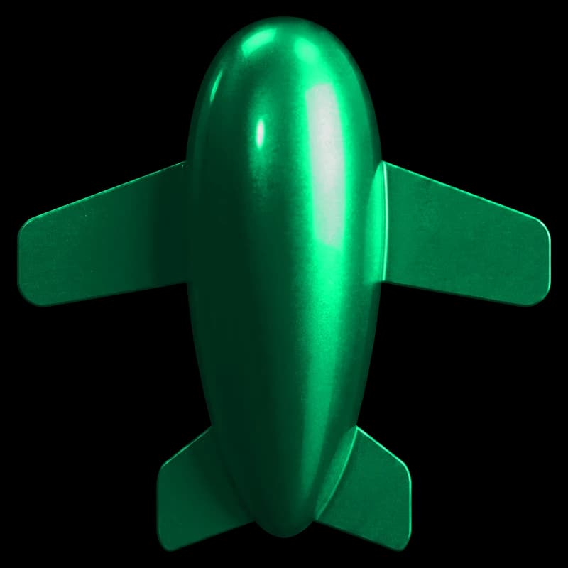 RAL 6029 Minzgrün Flugzeug-Render