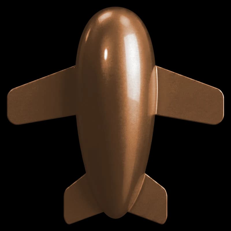 RAL 8007 Rehbraun Flugzeug-Render