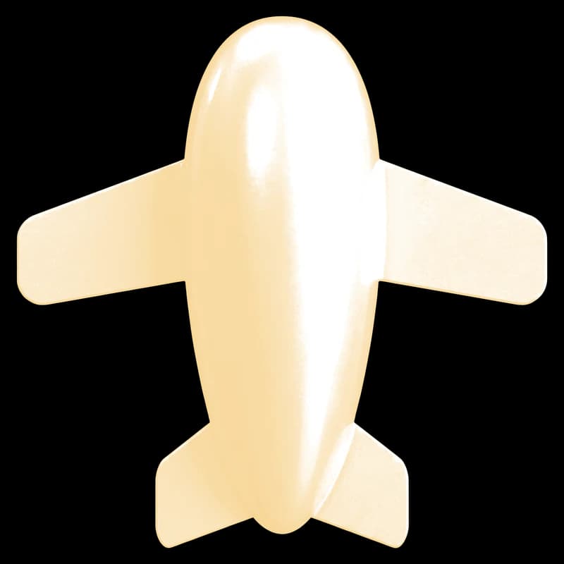RAL 9001 Cremeweiß Flugzeug-Render