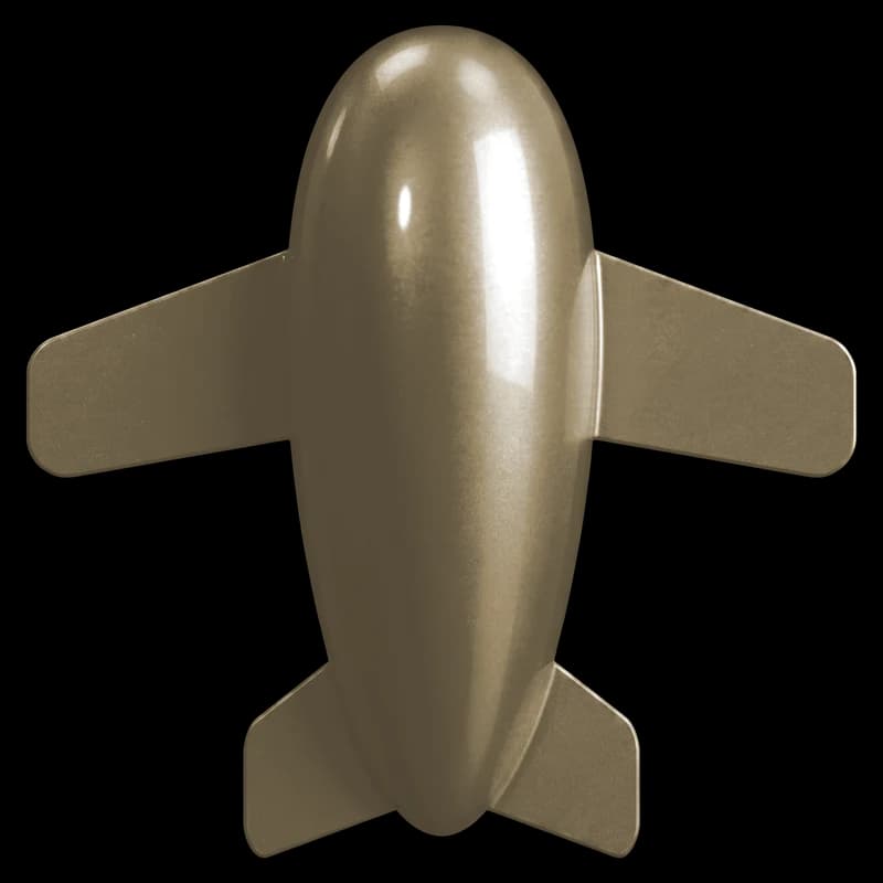 Sahara Glimmer Flugzeug-Render